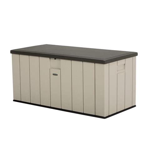 outdoor storage box home depot|heavy duty deck storage box.